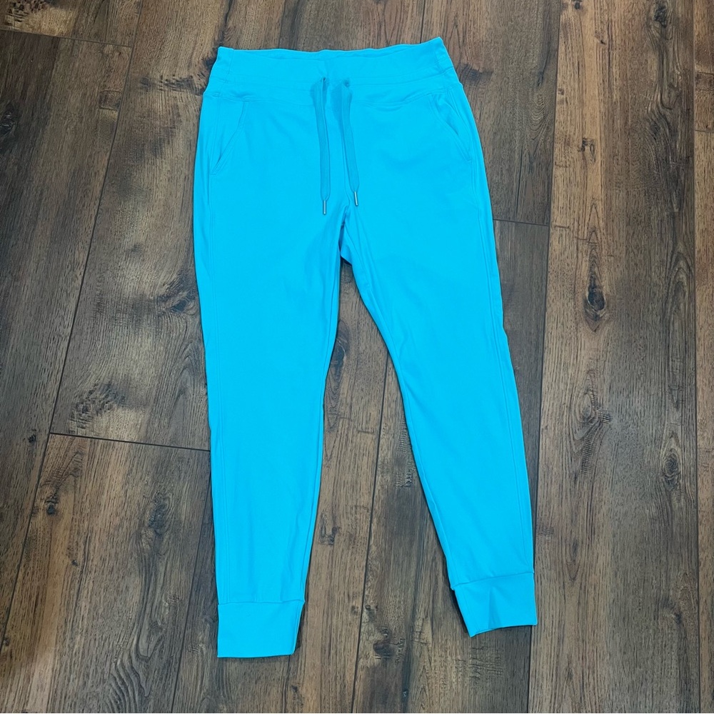 HALARA Bright Turquoise Track Joggers